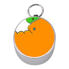 Star Line Orange Green Simple Beauty Cute Mini Silver Compasses