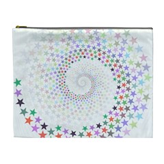 Prismatic Stars Whirlpool Circlr Rainbow Cosmetic Bag (xl)
