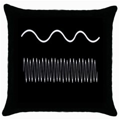 Style Line Amount Wave Chevron Throw Pillow Case (black)