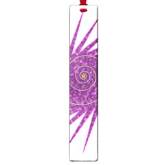 Spiral Purple Star Polka Large Book Marks by Mariart