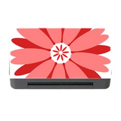 Sunflower Flower Floral Red Memory Card Reader With Cf