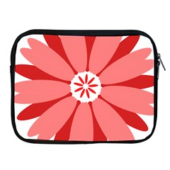 Sunflower Flower Floral Red Apple Ipad 2/3/4 Zipper Cases