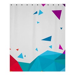 Triangle Chevron Colorfull Shower Curtain 60  X 72  (medium) 