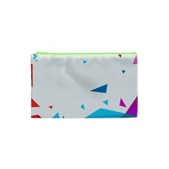 Triangle Chevron Colorfull Cosmetic Bag (xs)