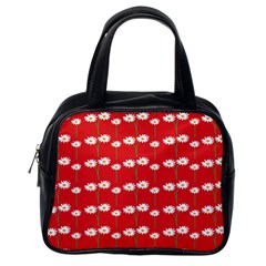 Sunflower Red Star Beauty Flower Floral Classic Handbags (one Side) by Mariart