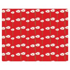 Sunflower Red Star Beauty Flower Floral Double Sided Flano Blanket (medium)  by Mariart