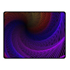 Striped Abstract Wave Background Structural Colorful Texture Line Light Wave Waves Chevron Fleece Blanket (small)