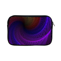 Striped Abstract Wave Background Structural Colorful Texture Line Light Wave Waves Chevron Apple Ipad Mini Zipper Cases by Mariart