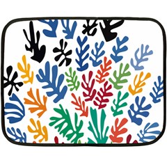 The Wreath Matisse Beauty Rainbow Color Sea Beach Fleece Blanket (mini)
