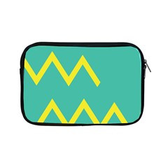 Waves Chevron Wave Green Yellow Sign Apple Ipad Mini Zipper Cases by Mariart