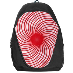 Spiral Red Polka Star Backpack Bag