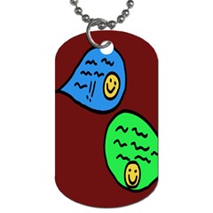 Version Colors Transparent Elements Emoticons Alpha Transparency Dog Tag (one Side) by Mariart