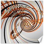 Splines Line Circle Brown Canvas 16  x 16   15.2 x15.41  Canvas - 1