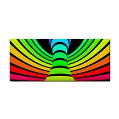 Twisted Motion Rainbow Colors Line Wave Chevron Waves Cosmetic Storage Cases by Mariart