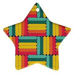 Soft Spheres Pattern Ornament (star)