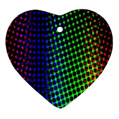 Digitally Created Halftone Dots Abstract Background Design Ornament (heart) by Nexatart