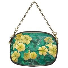 Yellow Flowers At Nature Chain Purses (two Sides)  by dflcprints