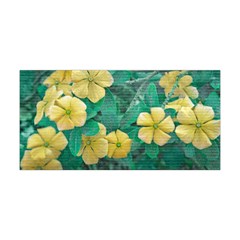 Yellow Flowers At Nature Yoga Headband by dflcprints