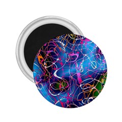 Background Chaos Mess Colorful 2 25  Magnets by Nexatart