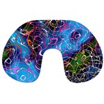 Background Chaos Mess Colorful Travel Neck Pillows Front