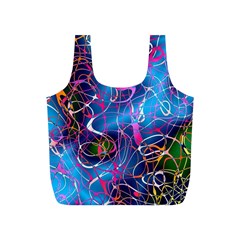 Background Chaos Mess Colorful Full Print Recycle Bags (s)  by Nexatart