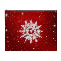 Background Christmas Star Cosmetic Bag (xl)