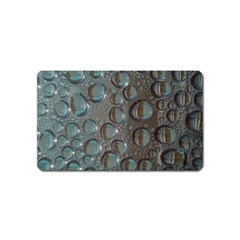 Drop Of Water Condensation Fractal Magnet (name Card) by Nexatart
