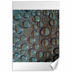 Drop Of Water Condensation Fractal Canvas 24  X 36  by Nexatart