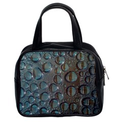 Drop Of Water Condensation Fractal Classic Handbags (2 Sides)