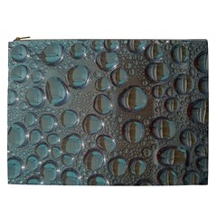 Drop Of Water Condensation Fractal Cosmetic Bag (xxl)  by Nexatart