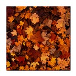 Fall Foliage Autumn Leaves October Face Towel Front