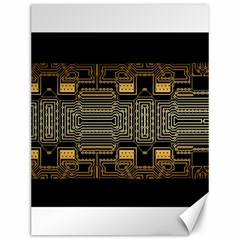 Board Digitization Circuits Canvas 12  X 16   by Nexatart