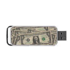 Dollar Currency Money Us Dollar Portable Usb Flash (one Side)