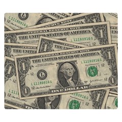 Dollar Currency Money Us Dollar Double Sided Flano Blanket (small)  by Nexatart