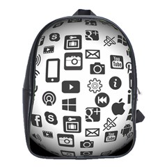 Icon Ball Logo Google Networking School Bag (xl)