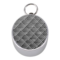Grid Wire Mesh Stainless Rods Mini Silver Compasses by Nexatart