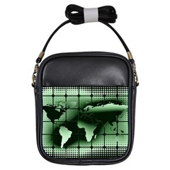 Matrix Earth Global International Girls Sling Bags by Nexatart