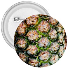 Pineapple Texture Macro Pattern 3  Buttons by Nexatart