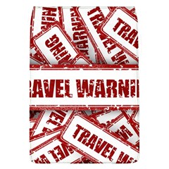 Travel Warning Shield Stamp Flap Covers (L) 