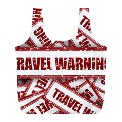 Travel Warning Shield Stamp Full Print Recycle Bags (l) 