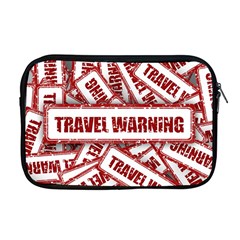 Travel Warning Shield Stamp Apple MacBook Pro 17  Zipper Case