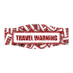 Travel Warning Shield Stamp Stretchable Headband