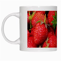 Strawberries Berries Fruit White Mugs by Nexatart