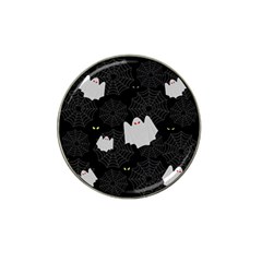 Spider Web And Ghosts Pattern Hat Clip Ball Marker (4 Pack) by Valentinaart