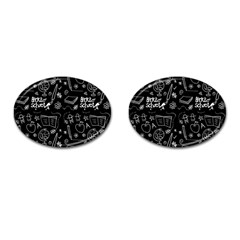 Back To School Cufflinks (oval)