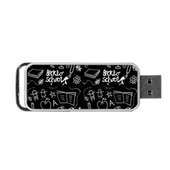 Back To School Portable Usb Flash (two Sides) by Valentinaart