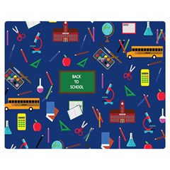 Back to School Double Sided Flano Blanket (Medium) 
