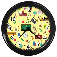 Back To School Wall Clocks (black)