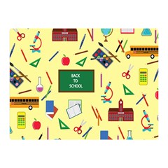 Back To School Double Sided Flano Blanket (mini)  by Valentinaart