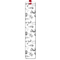 Skeleton Pattern Large Book Marks by Valentinaart